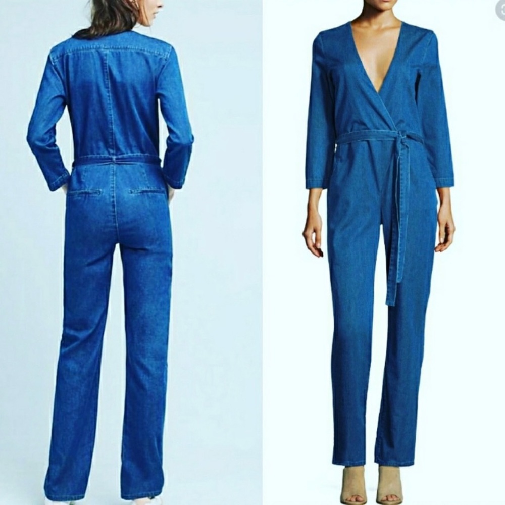 Free People + 3x1 Moxy Denim Jeans Jumpsuit Romper NWT